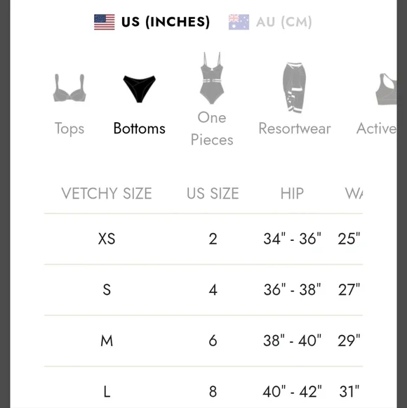 VETCHY Laguna Bikini Black Set NWT - Picture 8 of 8